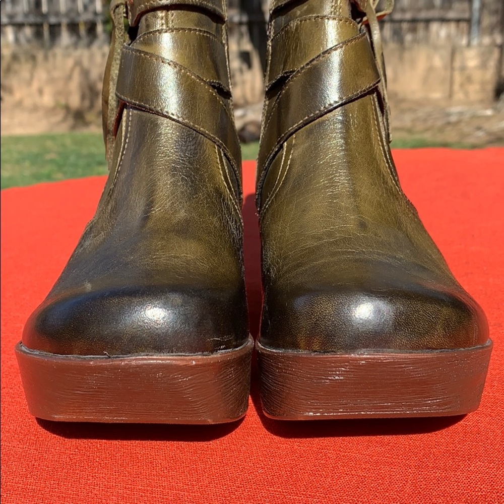 Jafa 610 Boots Olive & Brown Size 37 - Picture 5 of 8